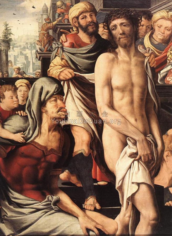 Christ Mocked-detail - 让·桑德斯·范·赫莫森
